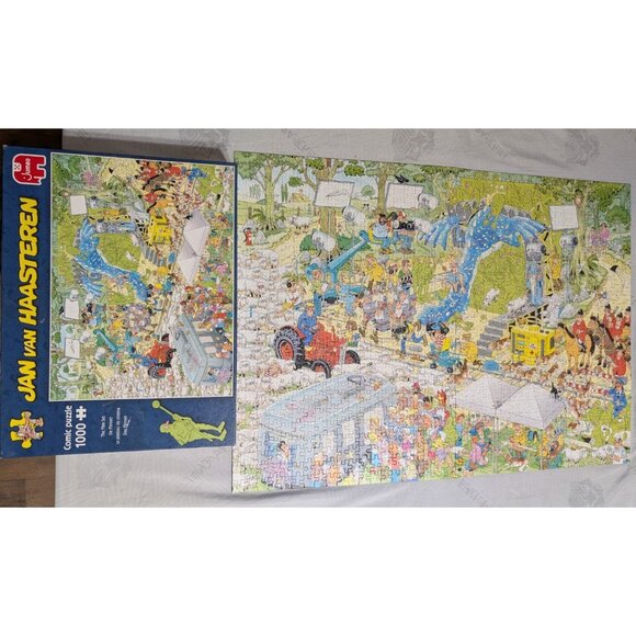Jan Van Haasteren Comic Puzzle 1000 Pcs Film Set Complete - Picture 1 of 11